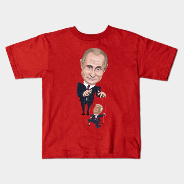 trumputin Kids T-Shirt by bobgoodallart